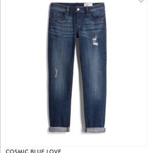 Cosmic Blue Love Capris